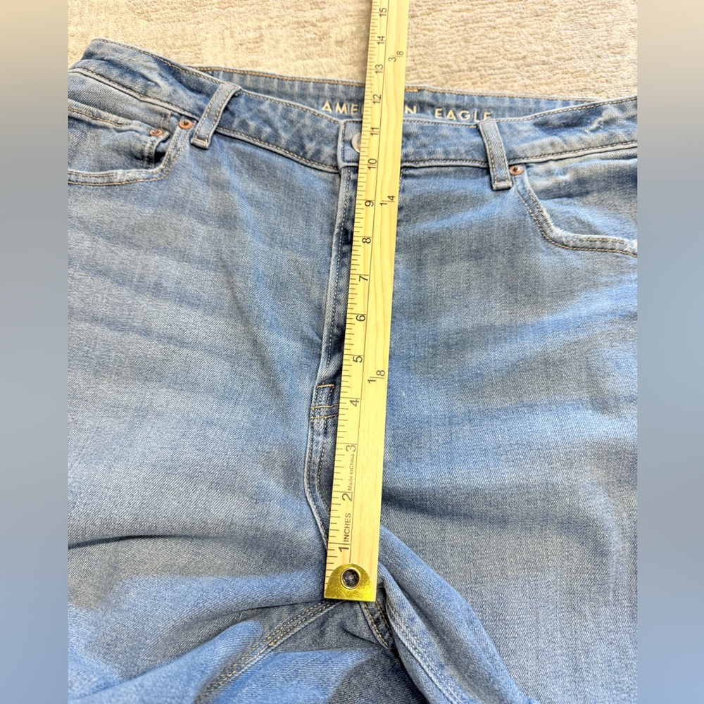 American Eagle Curvy Super High Rise Baggy Wide Leg Dreamy Drape Jeans Tall XL - Picture 8 of 10